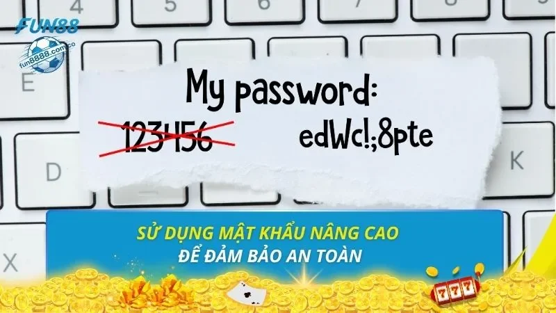 Sử dụng mật khẩu nâng cao để đảm bảo an toàn